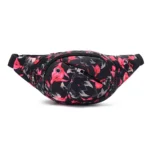 Color Printing Multi-function Casual Pockets Ladies Outdoor Purse Waist Bag