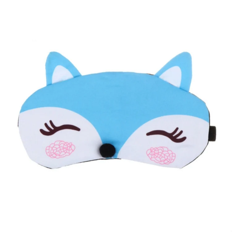 Cute Fox 3D Sleep Mask Rest Travel Sleeping Cover Sleep Ice Mask
