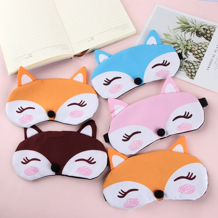 TBD0190614801A_3.webp Cute Fox 3D Sleep Mask Rest Travel Sleeping Cover Sleep Ice Mask - Image 4