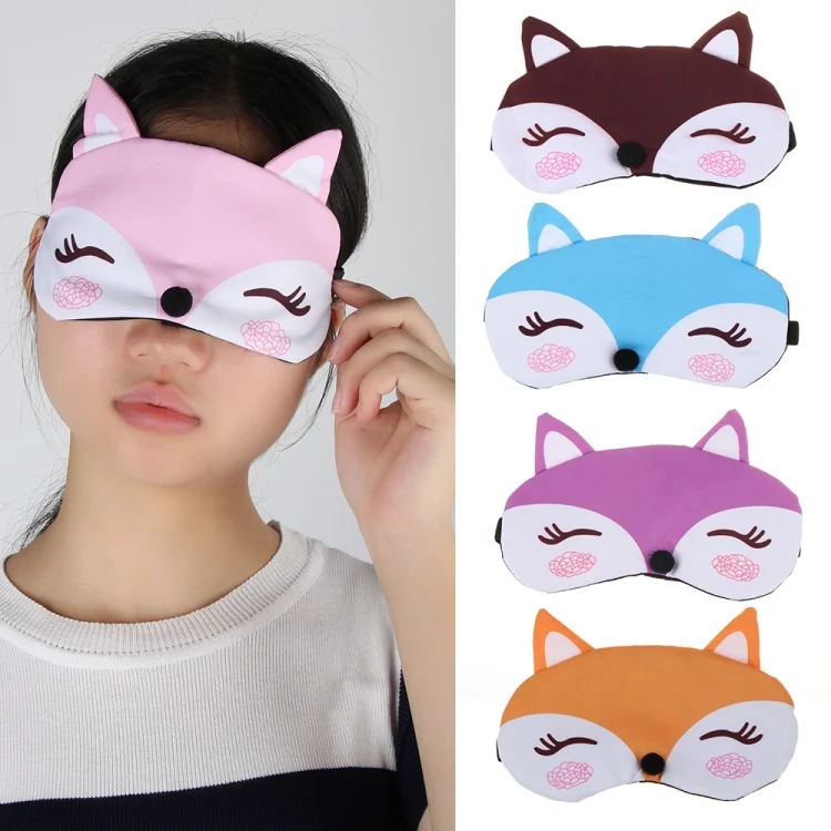 TBD0190614801A_4.webp Cute Fox 3D Sleep Mask Rest Travel Sleeping Cover Sleep Ice Mask - Image 5