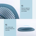 Square Sink Filter Bathroom Anti-hair Toilet Floor Drain Cover Home Kitchen Sewer Pool Filter - Image 3