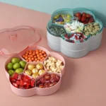 Flower-shaped Transparent Wedding Candy Snack Dried Fruit Storage Box - Image 7