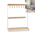 Hook Jewelry Rack Mobile Phone Jewelry Glasses Desktop Two-layer Display Rack