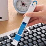 2 PCS  Mini Cleaning Brush with Detachable Dustpan for Window Groove Keyboard Corner Crannies - Image 2