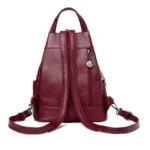 Women Anti-theft Leather Backpacks Ladies Backpacks - Image 3