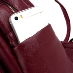 Women Anti-theft Leather Backpacks Ladies Backpacks - Image 5