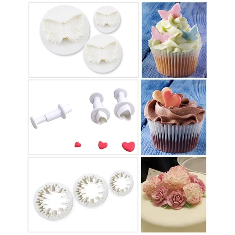 TBD01911580_2.webp Cake Decorating Tools Fondant Plunger Cutters Biscuit Cake Mold Bakeware Accessories - Image 3