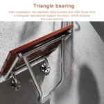 Folding Solid Wood Wall Mounted Relaxation Shower Chair - Image 6