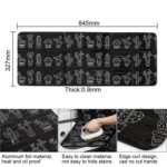 Gas Stove Aluminum Foil Oil Plate Kitchen Splash Guard High Temperature Oil Insulation Board - Image 4