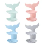 Bathroom Punch-free Double-layer Soap Box Without Trace Wall Hanging Drain Soap Holder, Random Color Delivery - Image 2