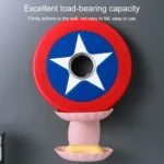 Bathroom Punch-free Double-layer Soap Box Without Trace Wall Hanging Drain Soap Holder, Random Color Delivery - Image 6