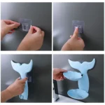 Bathroom Punch-free Double-layer Soap Box Without Trace Wall Hanging Drain Soap Holder, Random Color Delivery - Image 7