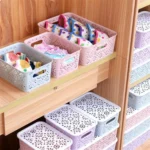 Desktop Skin Care Products Storage Rack Underwear Storage Plastic Box - Image 3