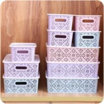 Desktop Skin Care Products Storage Rack Underwear Storage Plastic Box - Image 4
