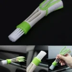 2 PCS Plastic Car Cleaning Brush Double Ended Car Air Vent Slit Cleaner Brush Dusting Blinds Keyboard Cleaning Brushes Cleaner - Image 3