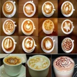 32 PCS Coffee Stencil Filter Coffee Maker Cappuccino Mold Templates Strew Flowers Pad Spray Art Baking Tools - Image 6