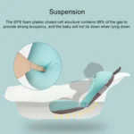 Baby Bath Rack Non-slip Bath Net Suspended Bath Mat - Image 8