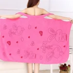 Bath Towels Fashion Lady Wearable Fast Drying Magic Bath Towel Beach Spa Bathrobes Bath Skirt - Image 4