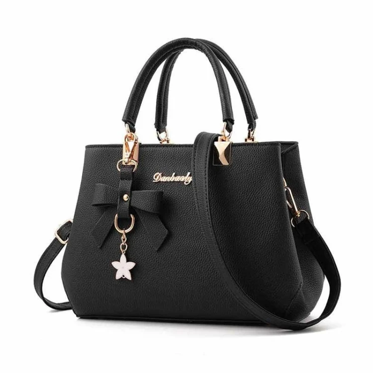 TBD0191818801A_1.webp Women Luxury Tote Plum Blossom Bow Sweet Messenger Bag - Image 2