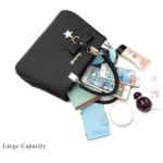 Women Luxury Tote Plum Blossom Bow Sweet Messenger Bag - Image 12