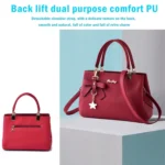 Women Luxury Tote Plum Blossom Bow Sweet Messenger Bag - Image 13