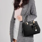 Women Luxury Tote Plum Blossom Bow Sweet Messenger Bag - Image 15