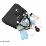 Women Luxury Tote Plum Blossom Bow Sweet Messenger Bag - Image 5