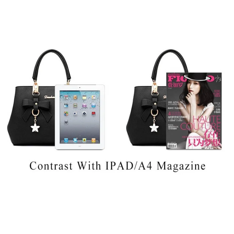 TBD0191818801A_6.webp Women Luxury Tote Plum Blossom Bow Sweet Messenger Bag - Image 7