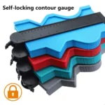 10 Inch Self-locking Contour Gauge Encryption Widens Arc Measuring Ruler - Image 7
