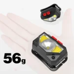 T09-COB LED Glare Headlight Outdoor Lighting USB Charging Sensor Red Light Night Running Mini Fishing Headlight - Image 4
