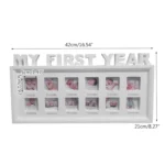 Creative DIY Home Room Decoration Baby Memorial Growing Photo Frame Display - Image 7