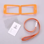 3 PCS Credit Card Holders PU Bank Card Neck Strap Bus Card ID Card Holder Identity Badge with Lanyard - Image 4