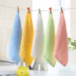 2 PCS Wood Fiber Small Square Dish Towel - Image 3