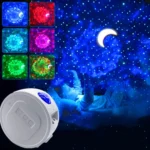 USB Projection Lamp LED Gypsophila Laser Light Colorful Rotating Night Llight,  US/EU Plug - Image 2
