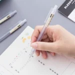 3 PCS Activity Pencil Frosted Transparent Hexagon Pen Student Pencil - Image 5