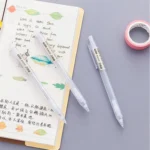 3 PCS Activity Pencil Frosted Transparent Hexagon Pen Student Pencil - Image 6