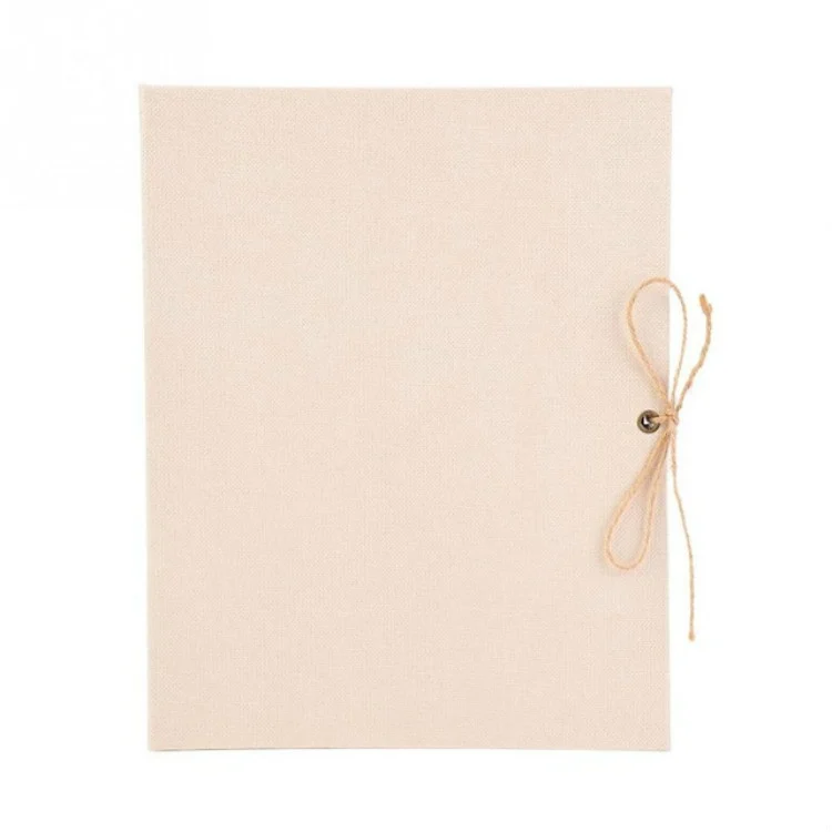 10 inch Vertical Photo Album Hand-paste Linen Album Children Growth Creative Gift Album