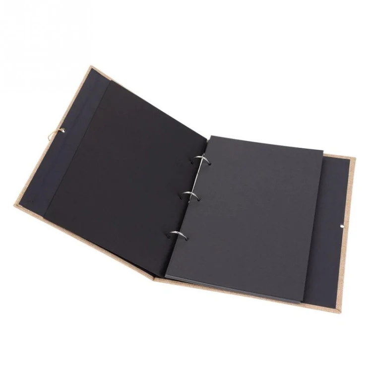 TBD0192677301A_2.webp 10 inch Vertical Photo Album Hand-paste Linen Album Children Growth Creative Gift Album - Image 3