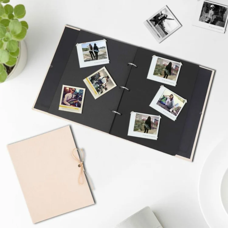 TBD0192677301A_3.webp 10 inch Vertical Photo Album Hand-paste Linen Album Children Growth Creative Gift Album - Image 4