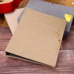 10 inch Vertical Photo Album Hand-paste Linen Album Children Growth Creative Gift Album - Image 5