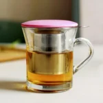 Tea Infuser Stainless Steel with Lid as Drip Tray Tea Strainer - Image 7