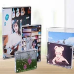 Magnetic Acrylic Transparent Rectangle Photo Frame Creative Birthday Photo Frame - Image 4