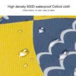 Portable Lunch Bag Oxford Cloth Fish Pattern Large Capacity Container Thermal Insulated Cooler - Image 4