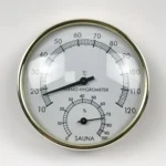 Stainless Steel Steam Room Bath Sauna Indoor Thermometer Hygrometer - Image 2