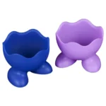 10 PCS Creative Environmentally Friendly Kitchen Gadgets Resistant Silicone Egg Cooker Food Grade Egg Tray - Image 2
