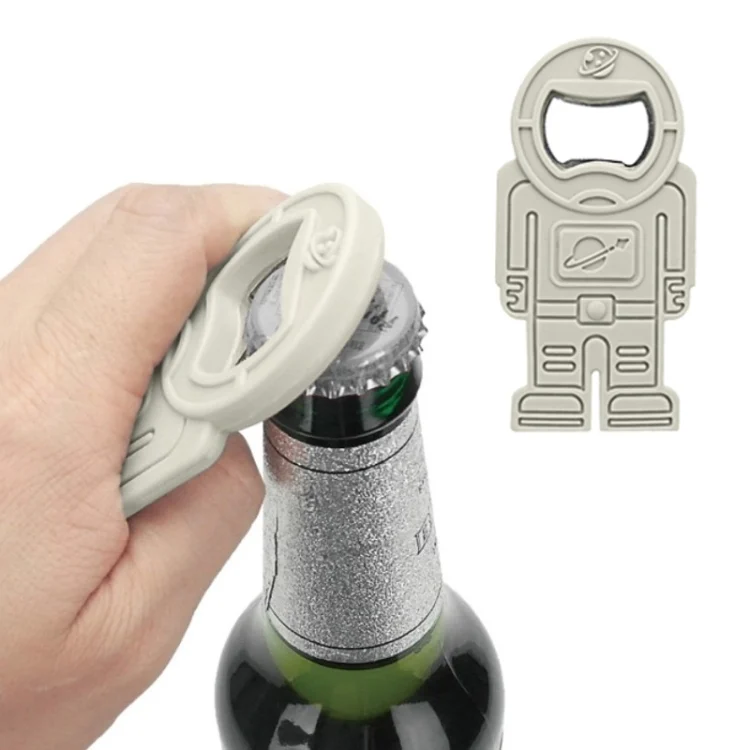 TBD0193672501A.webp Creative Beer Bottle Opener Silicone Astronaut Shape Screwdriver - Image 1