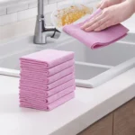 10 PCS Coconut Shell Rags Household Lint-free Thickening Water-absorbent Non-stick Oil Dishwashing Cleaning Cloth