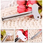 3 PCS Stainless Steel Squeezing Toothpaste Device Hair Key Squeegee Dyeing Tool Semicircular Metal Squeezer - Image 5