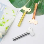 3 PCS Stainless Steel Squeezing Toothpaste Device Hair Key Squeegee Dyeing Tool Semicircular Metal Squeezer - Image 6