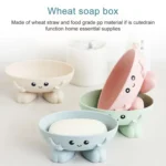 2 PCS Cartoon Soap Box With Wheat Straw - Image 7